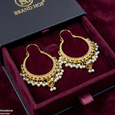 PEDH00149 SDQ Kashmiri Jhumka Earring - PEDH