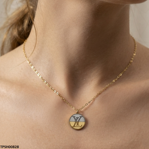 TPSH00828 ALQ Stainless Steel Round Pendant - TPSH