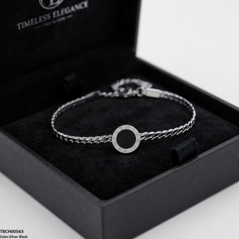 TBCH00563 ALQ Stainless Steel Round Plain Bracelet - TBCH