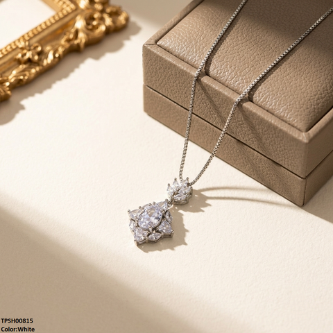 TPSH00815 MMJ Oval Heart Stone Pendant - TPSH
