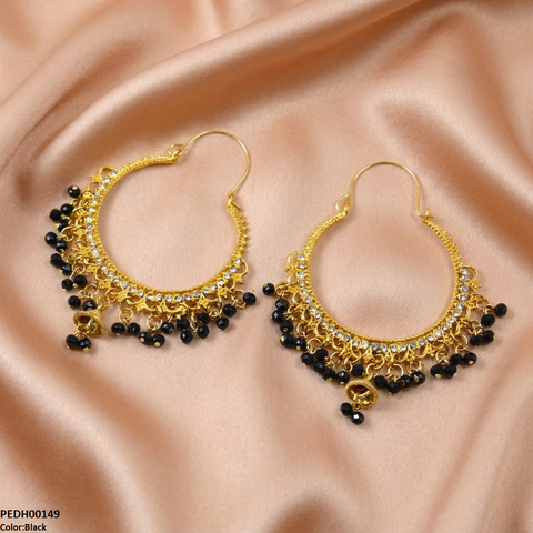 PEDH00149 SDQ Kashmiri Jhumka Earring - PEDH