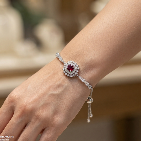 TBCH00545 MSJ Flower Bracelet Adjustable - TBCH