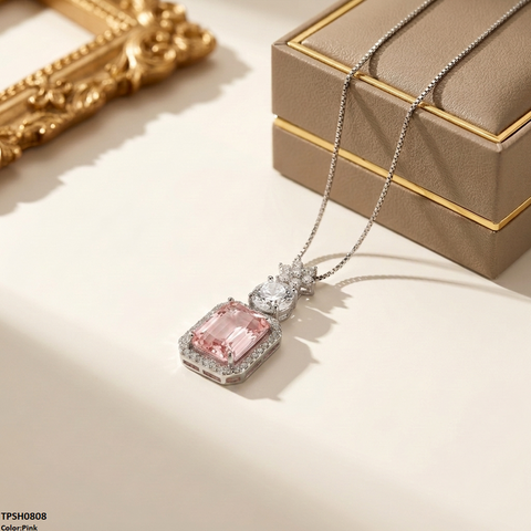 TPSH00808 MSJ Square Flower Pendant - TPSH
