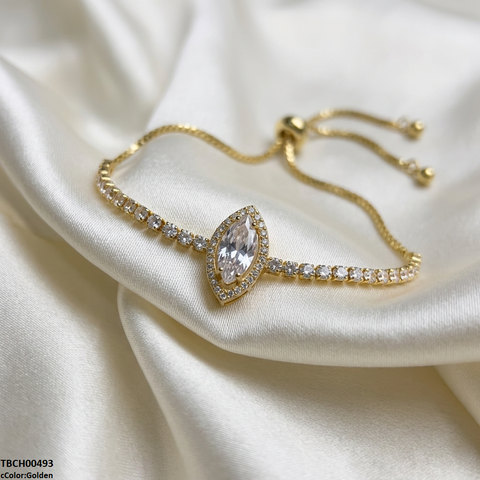 TBCH00493 DNG Marquise Stone Bracelet Adjustable - TBCH