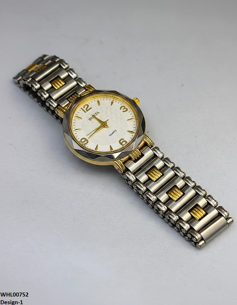 WHL00752 IWA Round Black Bezel Women's Watch - WHL