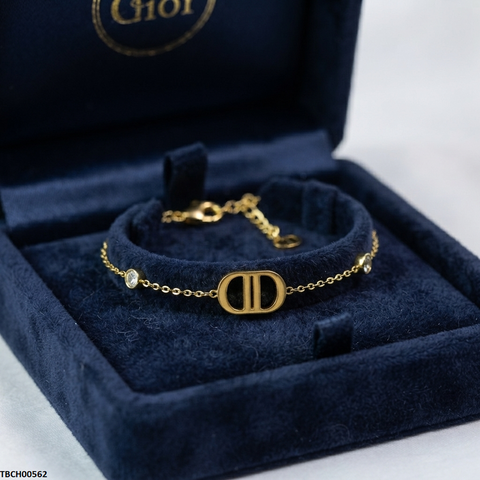 TBCH00562 ALQ Stainless Steel Double D Shape Bracelet - TBCH