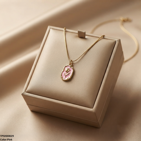 TPSH00829 ALQ Stainless Steel Flower Pendant - TPSH