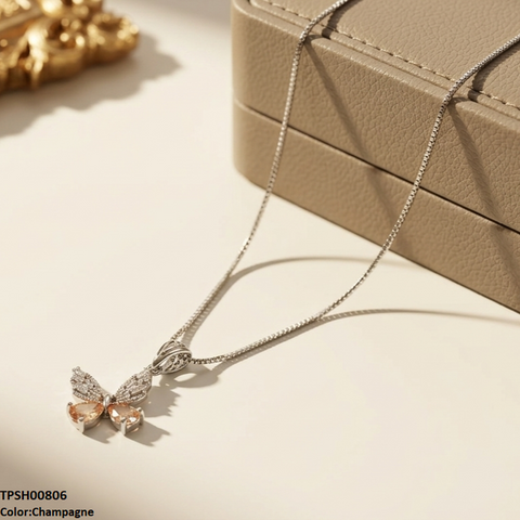 TPSH00806 MSJ Butterfly Drop Pendant - TPSH