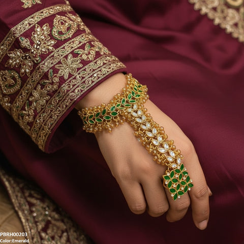 PBRH00203 FRN Flower  Angla Bracelet Adjustable - PBRH