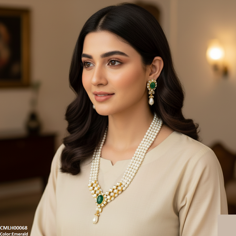 CMLH00068 SDQ Oval Pear Drop Mala Set - CMLH