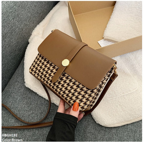 HBGH192 BBM Plain leather Bag- HBGH