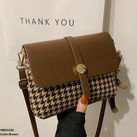 HBGH192 BBM Plain leather Bag- HBGH