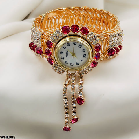 WHL088 HET Stylish Pink Bracelet Watch - WHL