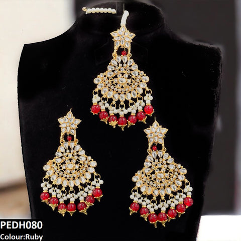 PEDH080 SDQ Pearl Drop Earrings- PEDH