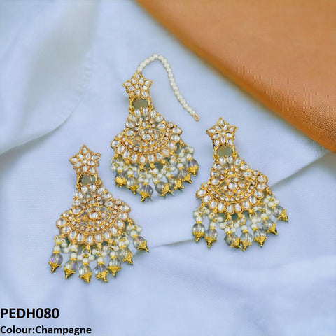 PEDH080 SDQ Pearl Drop Earrings- PEDH