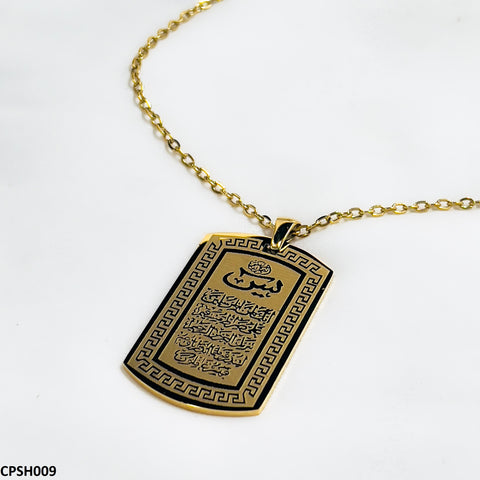 CPSH009 AJX Calligraphy Surah Yaseen Pendant - CPSH