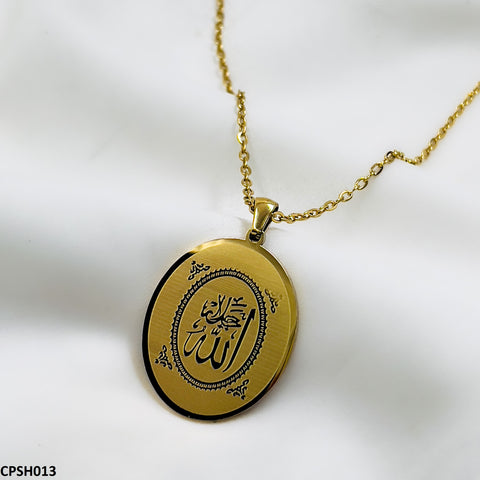 CPSH013 AJX Calligraphy ALLAH Pendant - CPSH