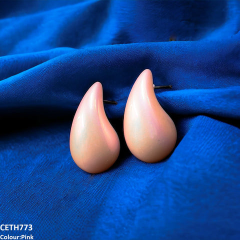 CETH773 LWH Water Drop Stud Tops Pair - CETH