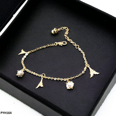 PYH164 XHF Tower/Pearl Anklet Single- PYH