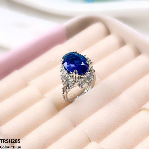 TRSH285 GWH Cathedral Flower Adjustable Ring - TRSH