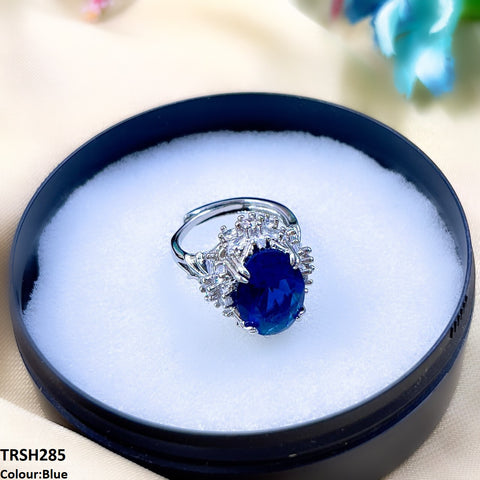 TRSH285 GWH Cathedral Flower Adjustable Ring - TRSH