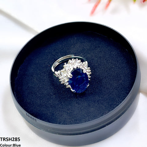 TRSH285 GWH Cathedral Flower Adjustable Ring - TRSH