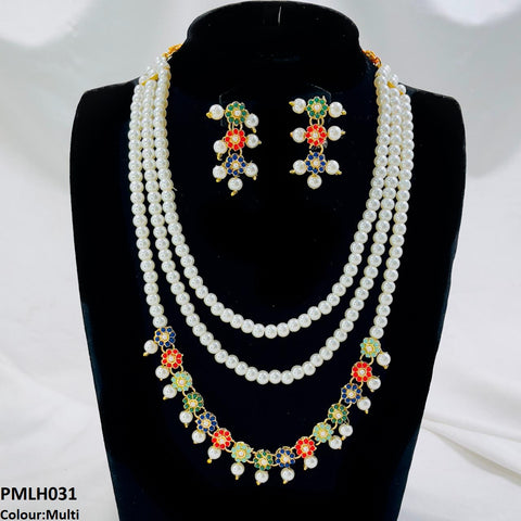 PMLH031 SDQ Flower 3 Layer Mala Set - PMLH