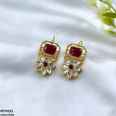 PETH221 FRN Square/Flower Tops Pair - PETH
