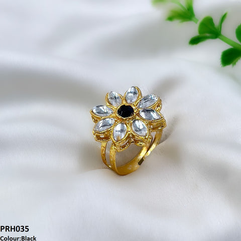 PRH035 FRN Flower  Ring Adjustable- PRH