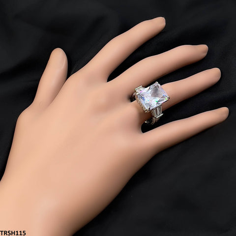 TRSH115 CSH Up level White Cathedral Ring - TRSH