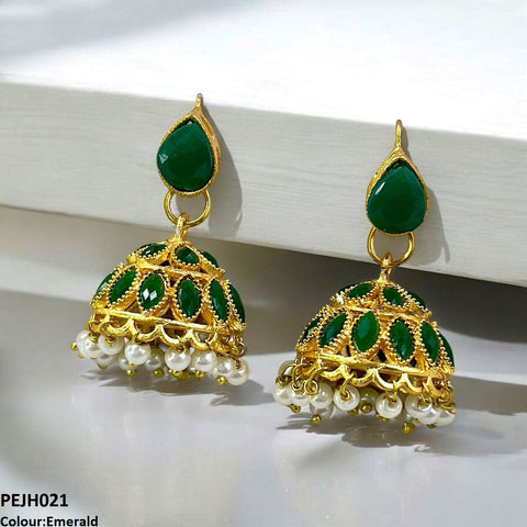 PEJH021 FRN  Tear Jhumki Drop Pair - PEJH