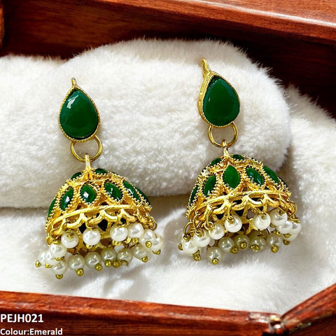 PEJH021 FRN  Tear Jhumki Drop Pair - PEJH