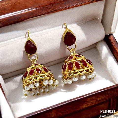 PEJH021 FRN  Tear Jhumki Drop Pair - PEJH