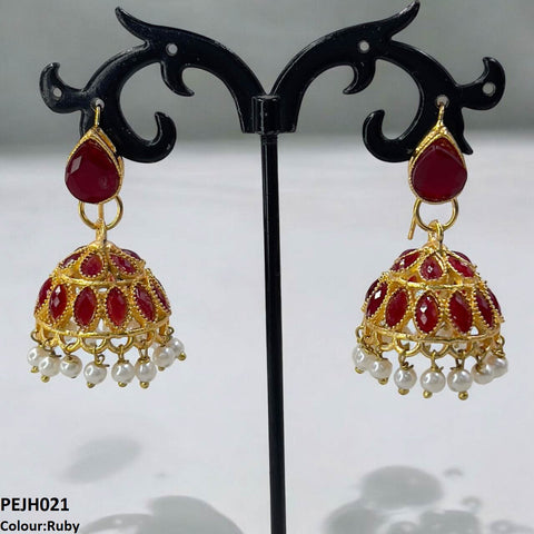 PEJH021 FRN  Tear Jhumki Drop Pair - PEJH