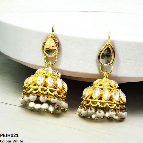 PEJH021 FRN  Tear Jhumki Drop Pair - PEJH