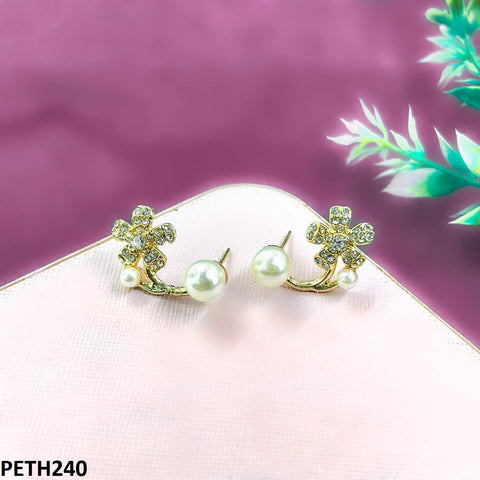 PETH240 SDQ Flower Pearl Tops Pair - PETH