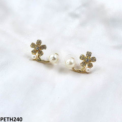 PETH240 SDQ Flower Pearl Tops Pair - PETH