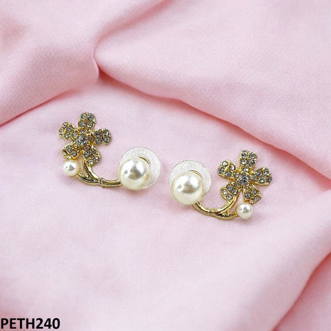 PETH240 SDQ Flower Pearl Tops Pair - PETH