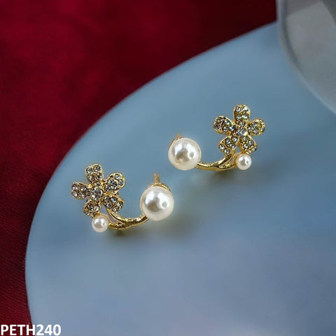 PETH240 SDQ Flower Pearl Tops Pair - PETH