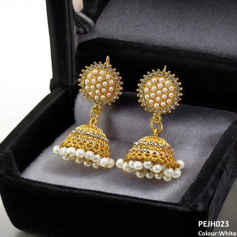 PEJH023 FRN Round Drop Jhumki - PEJH