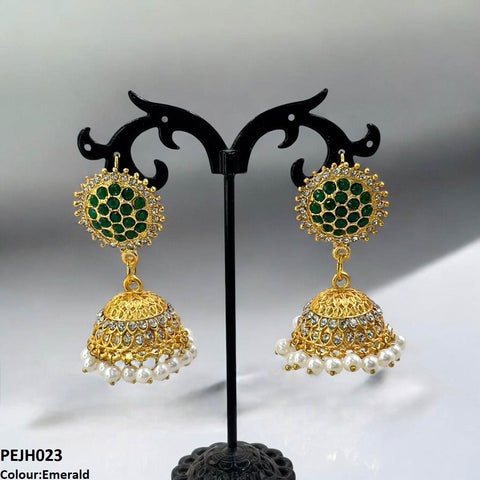 PEJH023 FRN Round Drop Jhumki - PEJH