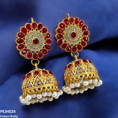 PEJH024 FRN Tear Drop Jhumki