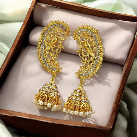 PEJH00025 FRN Full Ear Cuff Jhumki Drop - PEJH