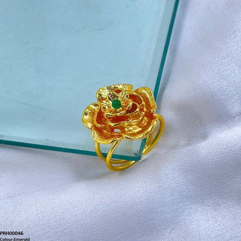 PRH00046 FRN Flower Ring Adjustable - PRH