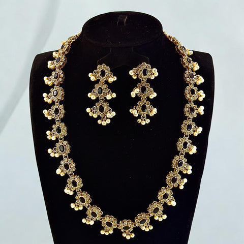 CMLH00061 SDQ Oval Stone Mala Set - CMLH