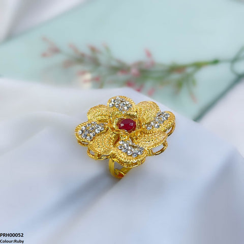 PRH00052 FRN Flower Ring Adjustable - PRH