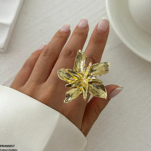 PRH00057 SDQ Flower Ring Adjustable - PRH