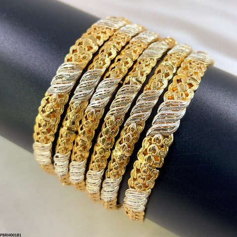 PBRH00181 MZM Antique Bangles 6 Pcs Set - PBRH