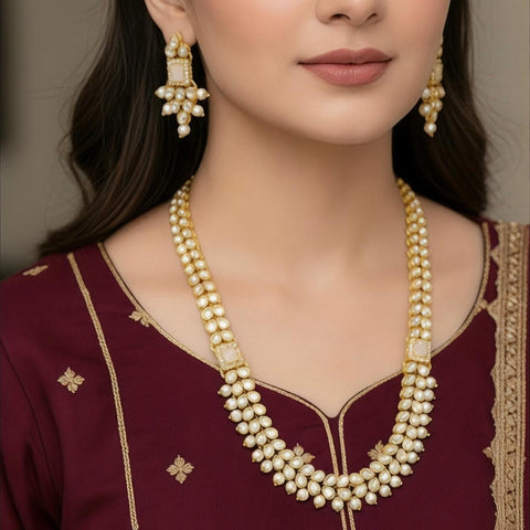 CMLH029 FRN Tear Layered Mala Set - CMLH