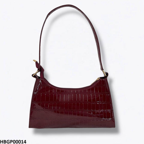 HBGP00014 Crocodile Pattern Armpit Hand Bag - HBGP
